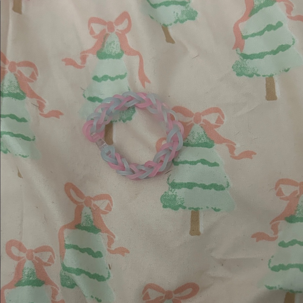 Charming Pink and Purple Kids Braided Bracelet